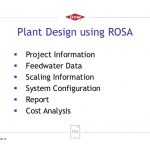 کارگاه آموزشی طراحی اسمز معکوس RO با نرم افزار ROZA