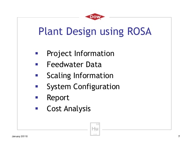کارگاه آموزشی طراحی اسمز معکوس RO با نرم افزار ROZA